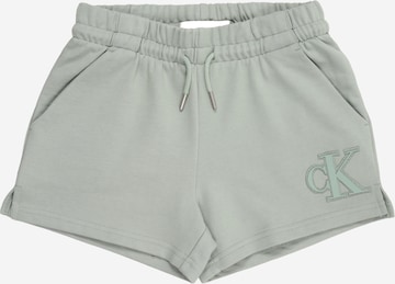 Calvin Klein Jeans Панталон в зелено: отпред