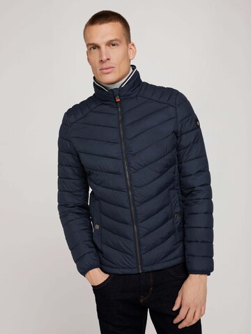 TOM TAILOR Between-Season Jacket in Blue: front