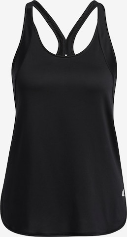 ADIDAS PERFORMANCE - Top deportivo en negro: frente