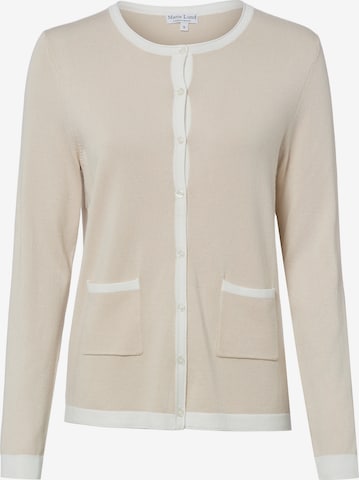 Cardigan Franco Callegari en beige : devant