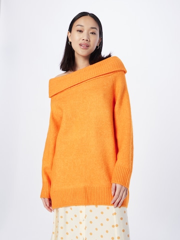 Monki Sweater in Orange: front