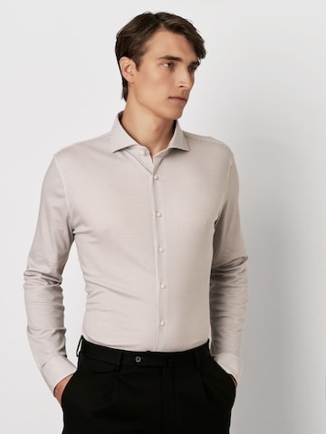 DESOTO Slim fit Overhemd in Grijs: voorkant