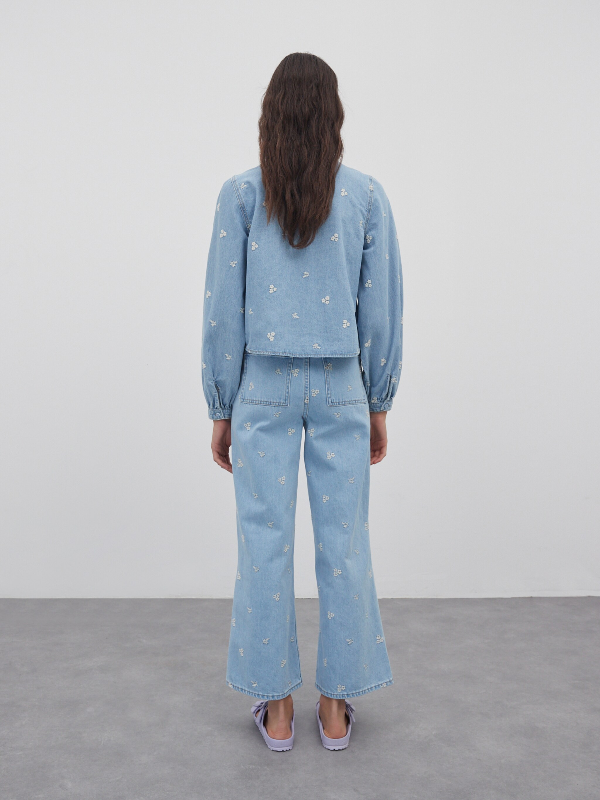 EDITED Producten Blouse 'Jolin' Blauw denim