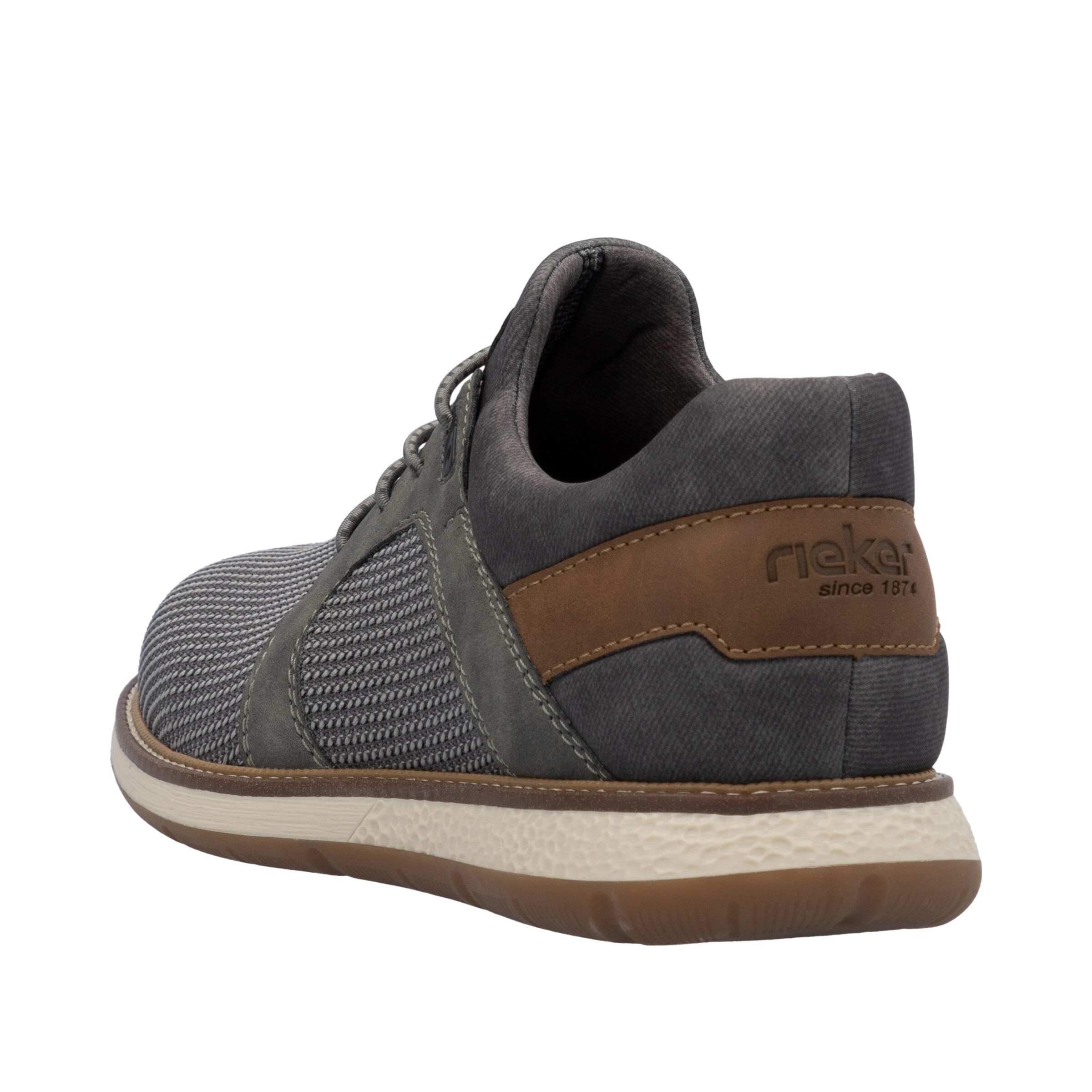 Rieker Schnürschuh in Grau