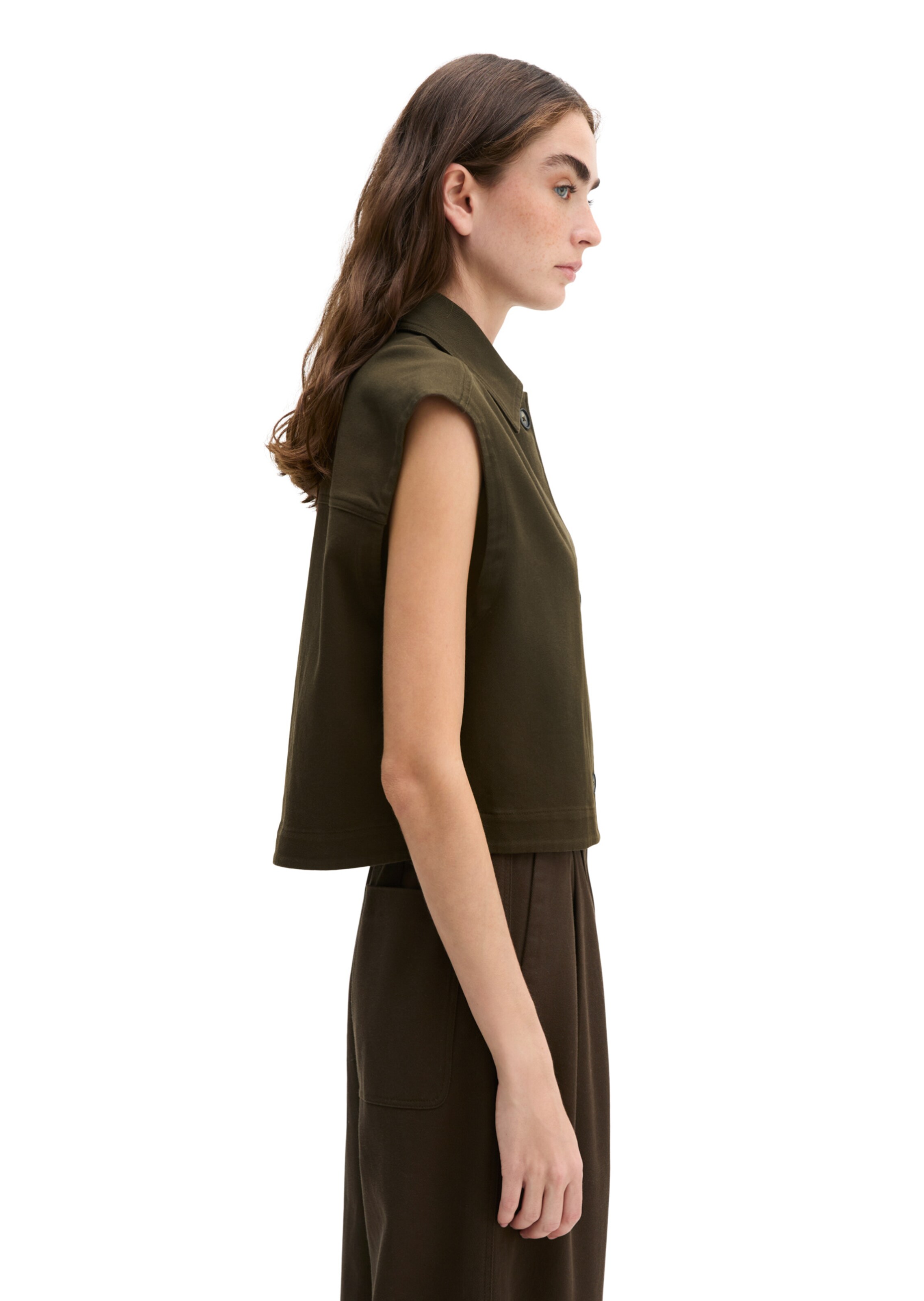 Marc O'Polo Vest in Brown