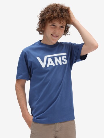 VANS Regular fit Тениска в синьо: отпред