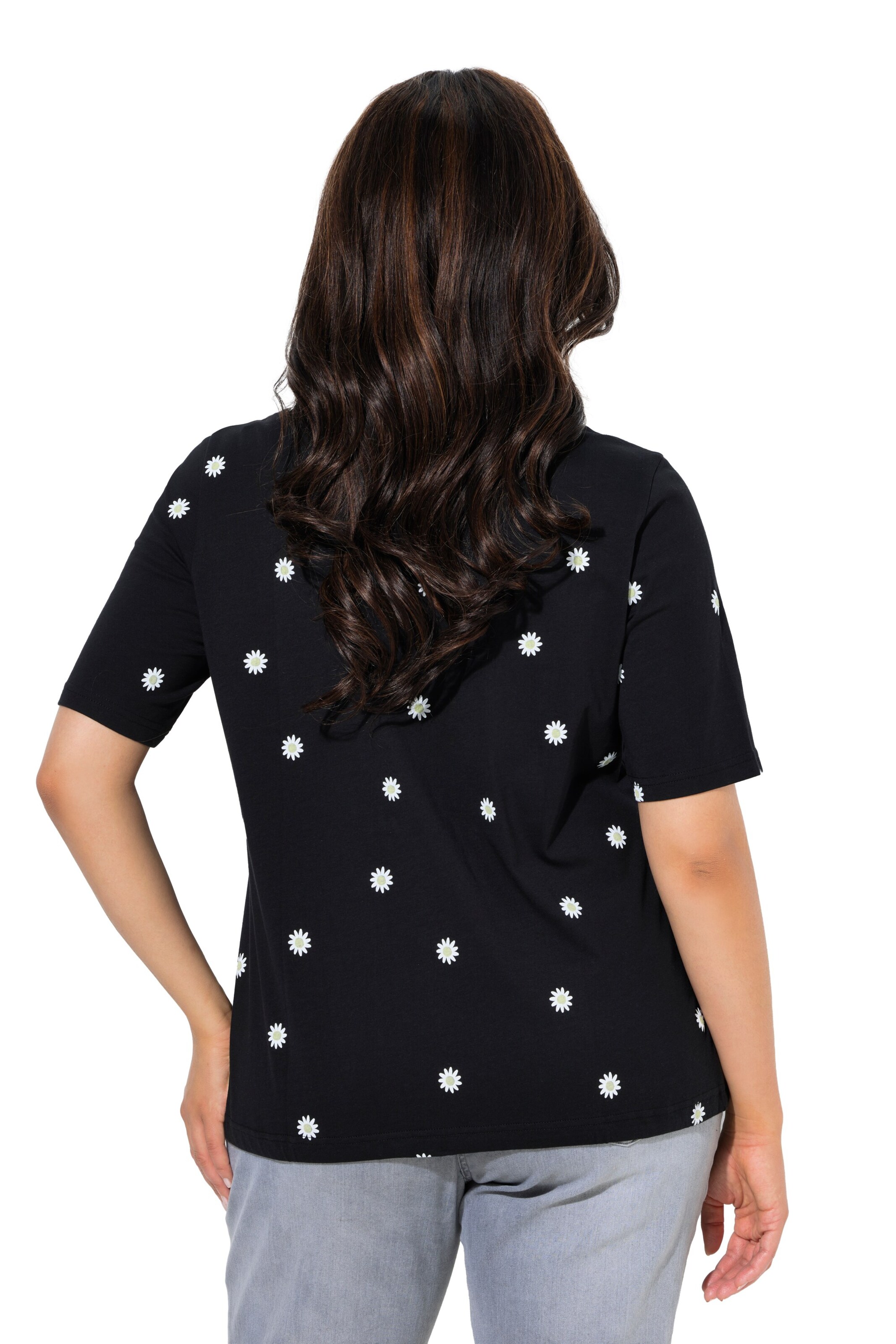 Ulla Popken T-Shirt in Schwarz