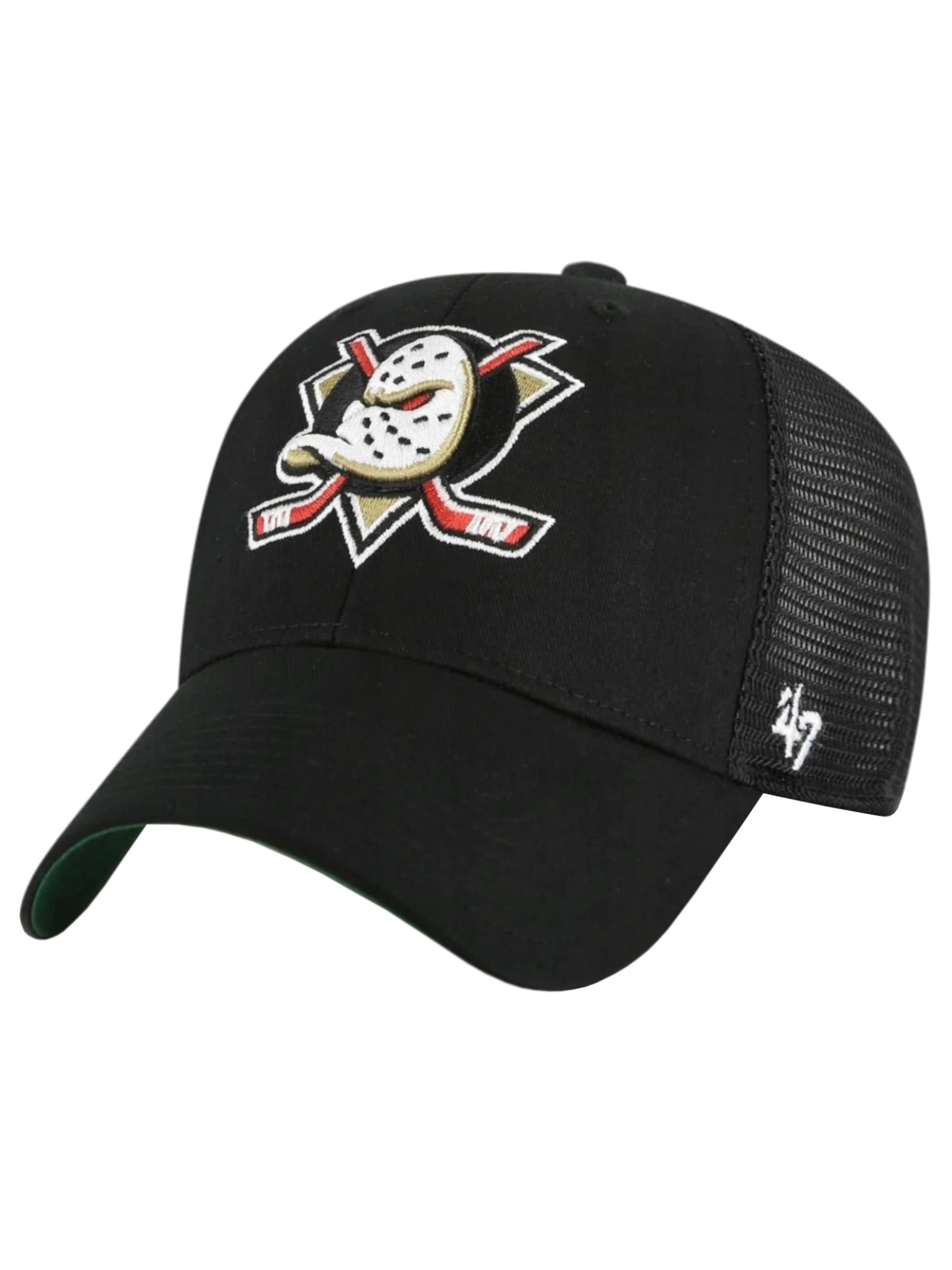 47 Cap '47 Brand NHL Anaheim Ducks Branson'‌‌‌‌‌‌ in Schwarz: Vorderseite