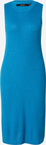 VERO MODA Gebreide jurk 'NEWLEXSUN' in Blauw: voorkant