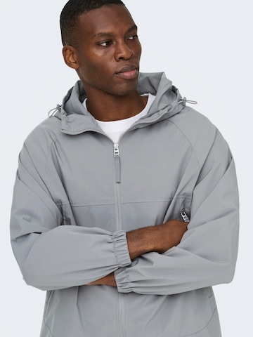 Only & Sons Jacke 'ONSSEAN' in Grau
