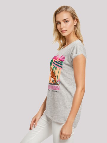 F4NT4STIC Shirt 'Beverly Hills California Glamour Summer' in Grijs