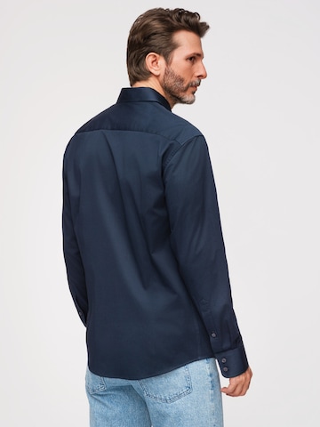 Ombre Regular fit Zakelijk overhemd in Blauw