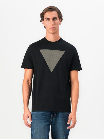 Maglietta di GUESS in nero: frontale