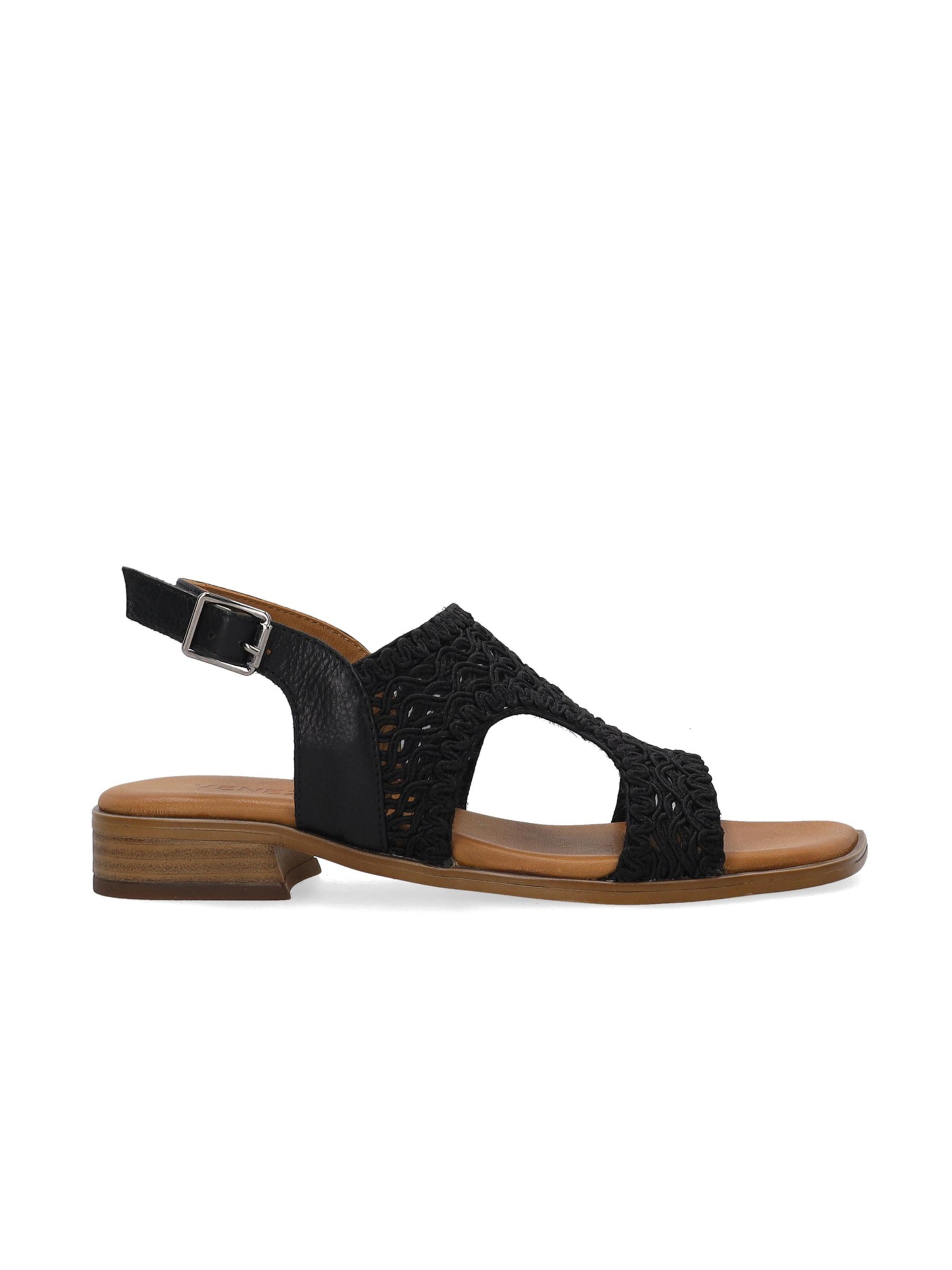 VENEZIA Sandale‌ in Schwarz: Vorderseite