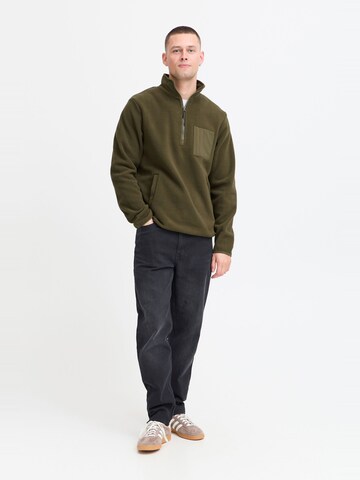 BLEND Between-season jacket ' BHBROOKS Sweatshirt halfzipp ' in Green