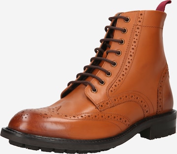 Ted Baker Lace-Up Boots 'WADELAN' in Brown: front