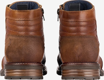 BULLBOXER Lace-Up Boots in Brown