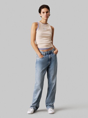 Calvin Klein Jeans Top in Beige