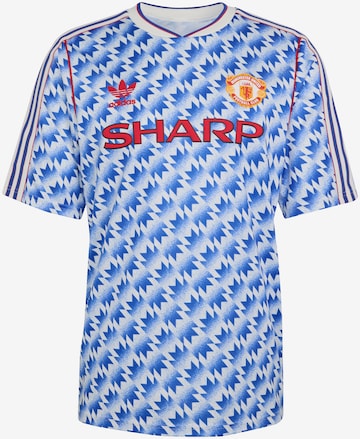 mėlyna ADIDAS PERFORMANCE Sportiniai marškinėliai 'MUFC A JSY 90': priekis