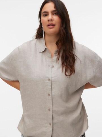 Vero Moda Curve Bluse 'VMCLinn' in Grau