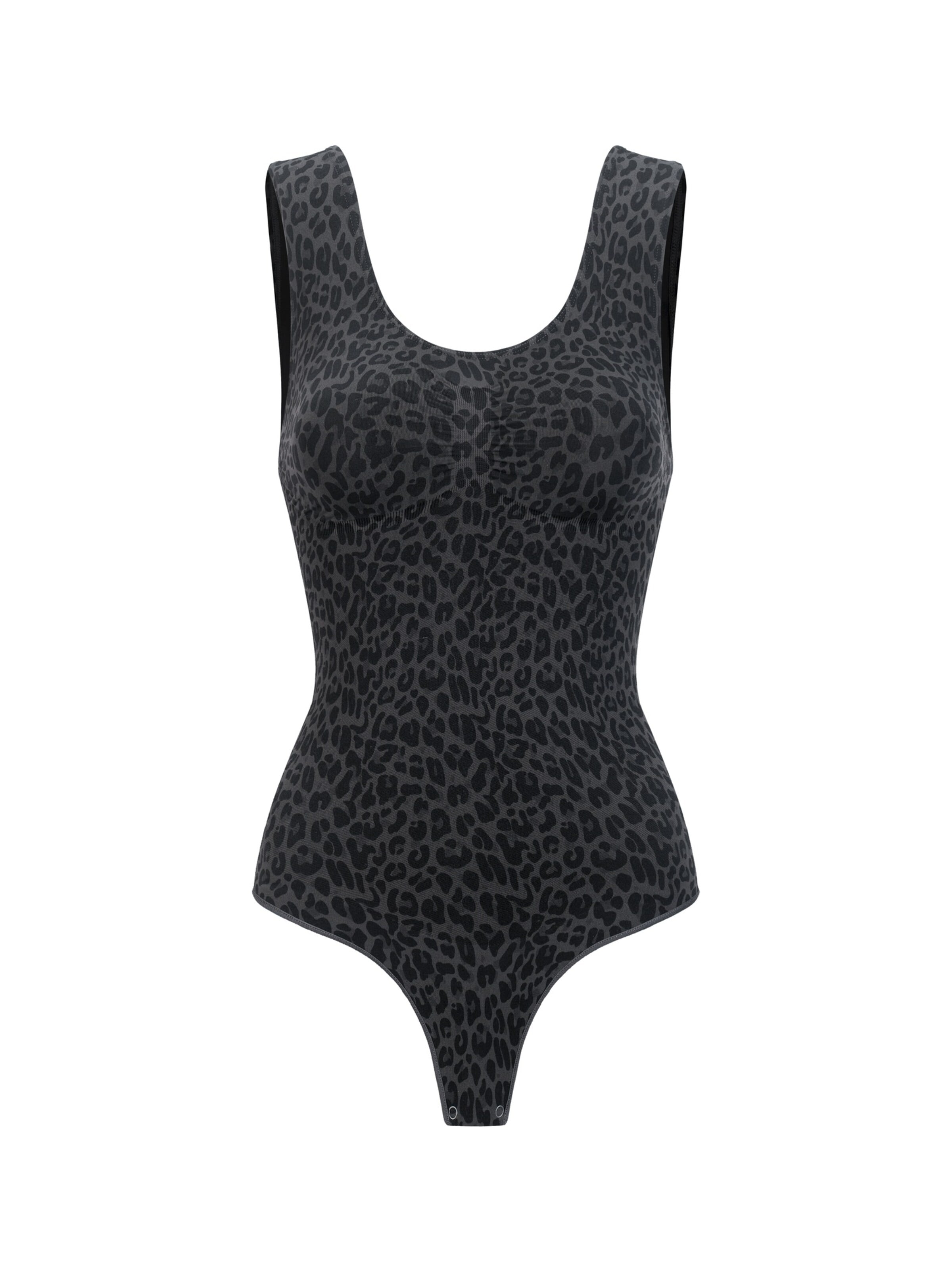 Body modellante 'Tank Bodysuit Sculpting Shapewear mit String' di cfab in nero: frontale