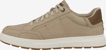 Sneaker bassa di s.Oliver in beige: frontale