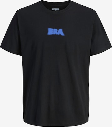 melns JJ Rebel T-Krekls 'JREBRILEY': no priekšpuses