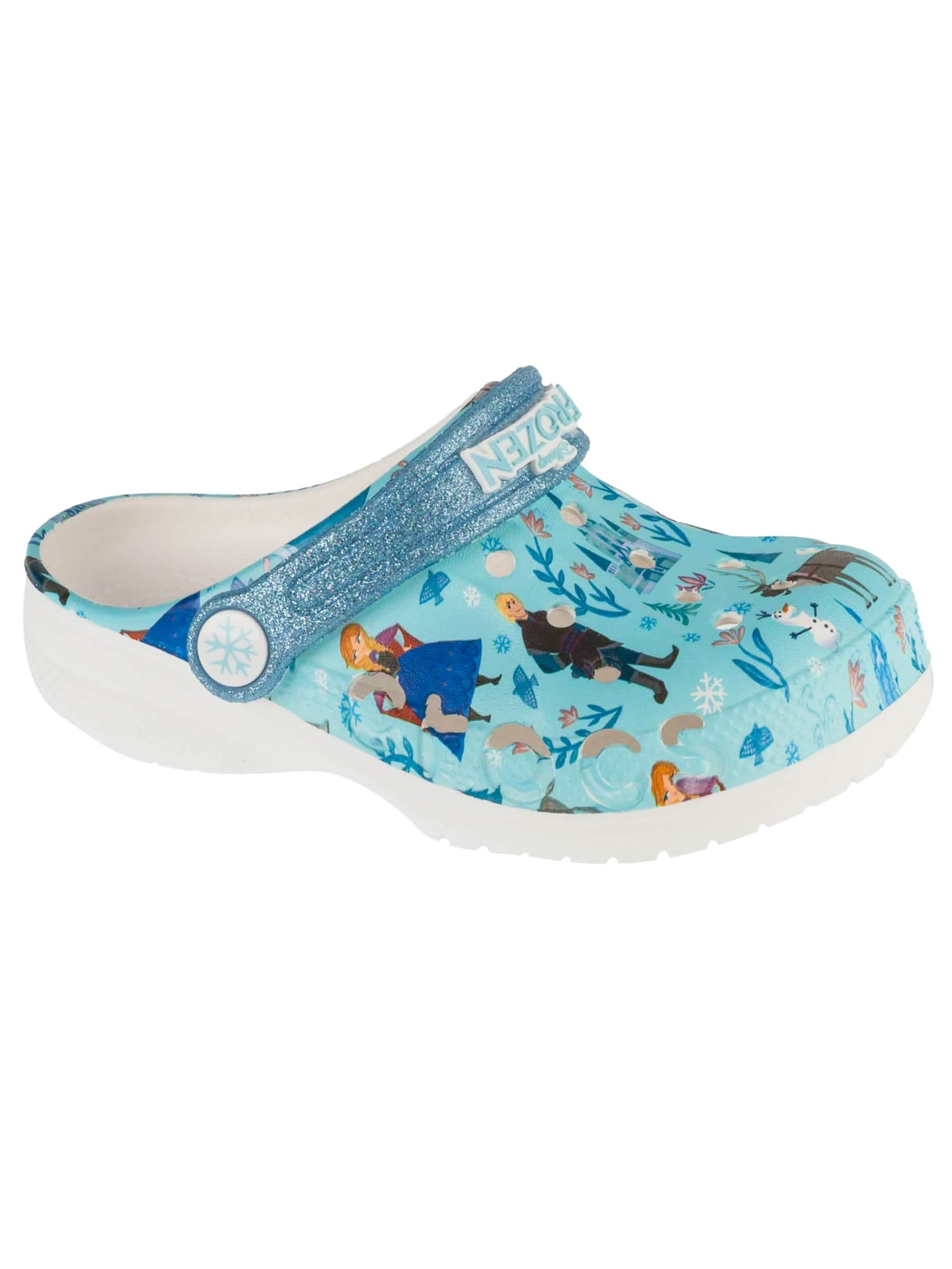 Crocs Sandale 'Crocs Frozen Baya Clog Kids'‌‌‌‌‌‌‌ in Blau: Vorderseite