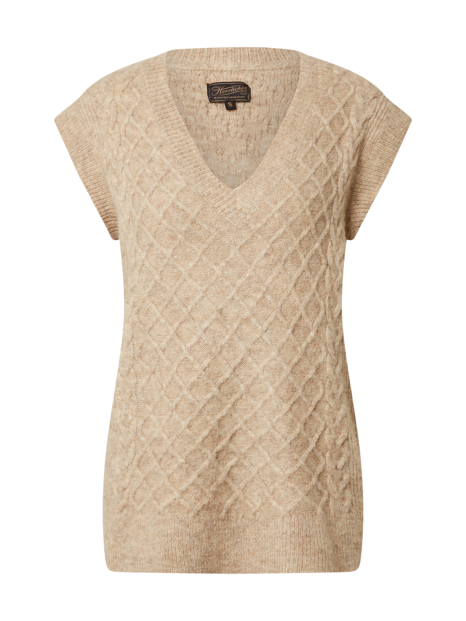 Herrlicher Pullover Nari in Beige Sfumato 