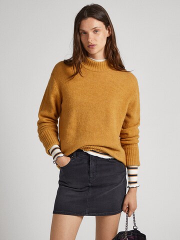 Pepe Jeans Sweater 'DENISSE PERKINS' in Yellow: front