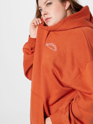 Public Desire Curve Sweatshirt in Orange