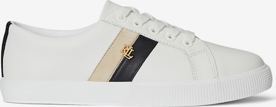 Lauren Ralph Lauren Niske tenisice 'JANSON II' u sivkasto bež / crna / bijela, Pregled proizvoda