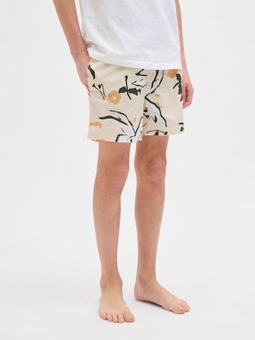 Jack & Jones Junior Плавательные шорты 'JPSTMaui' в Бежевый: спереди
