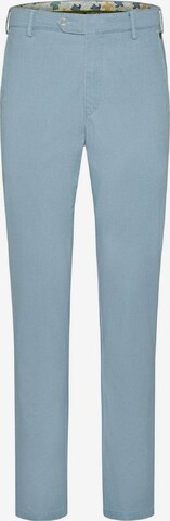 Coupe slim Pantalon chino 'Bonn' MEYER en bleu : devant