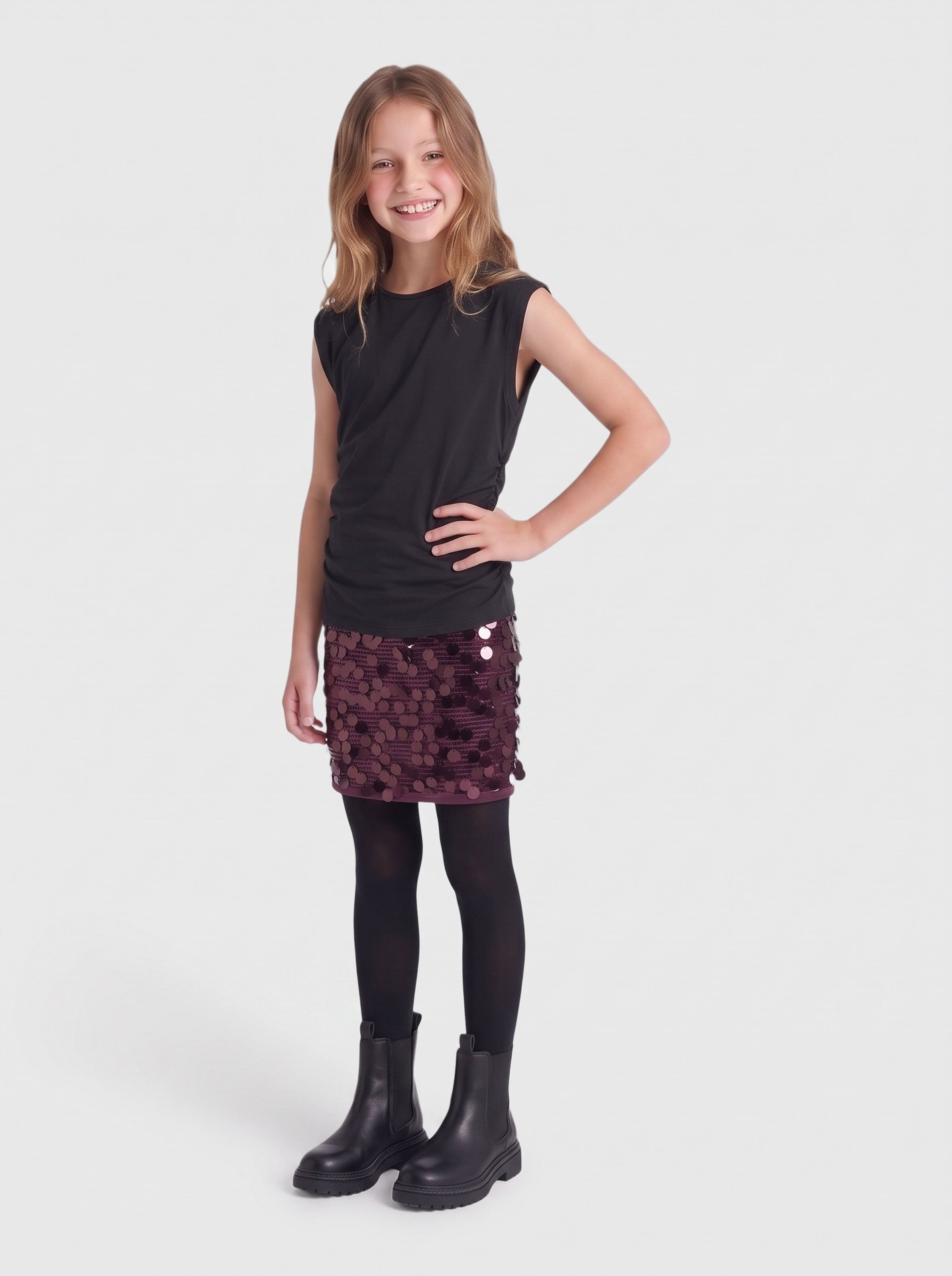 ONLY GIRLS Sukně 'KOGJADEL' – fialová