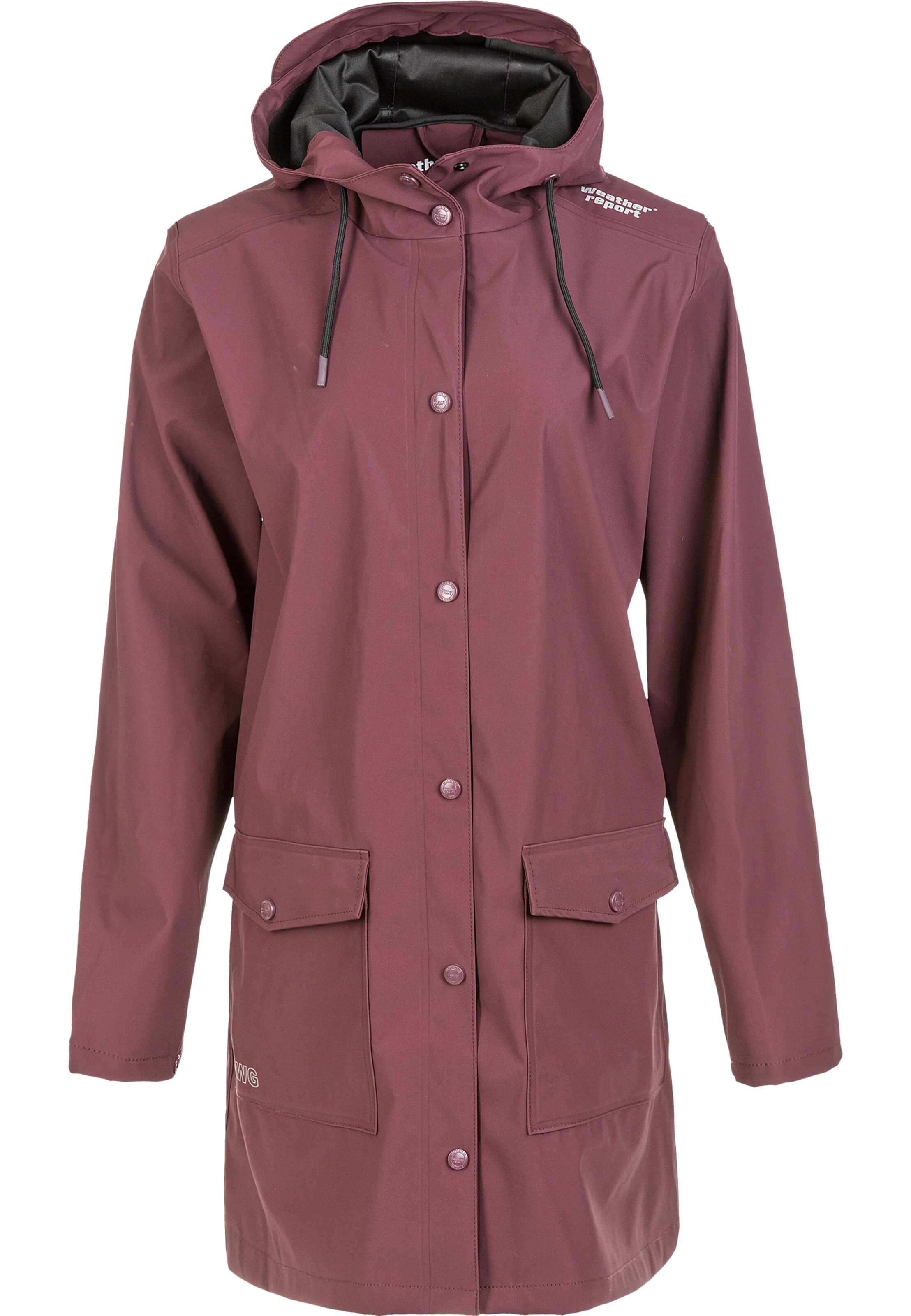 Weather Report Outdoor jacket 'TASS' in Purple: front