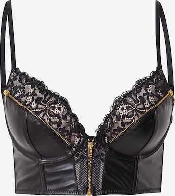 Hunkemöller Nedrček 'Talia' | črna barva: sprednja stran