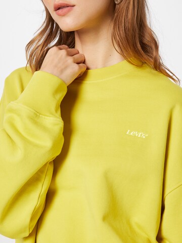 LEVI'S ® Sweatshirt 'Levi’s® Women's WFH Sweatshirt' in Geel
