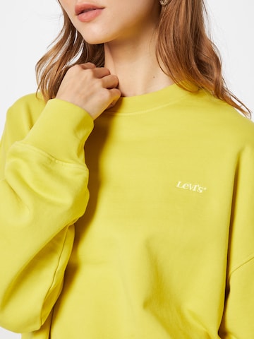 LEVI'S ® Μπλούζα φούτερ 'Levi’s® Women's WFH Sweatshirt' σε κίτρινο
