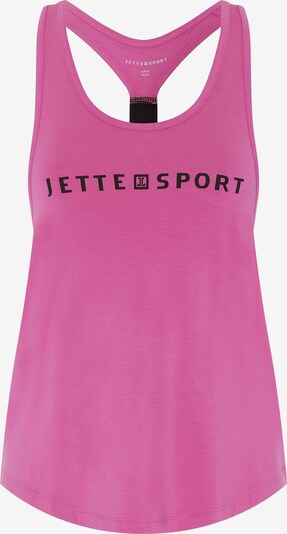 Jette Sport Sporttop in pink / schwarz, Produktansicht