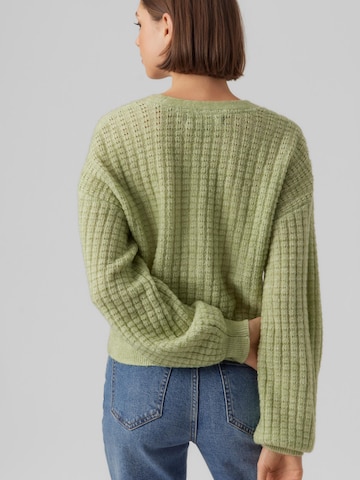 Geacă tricotată 'Elisa' de la VERO MODA pe verde