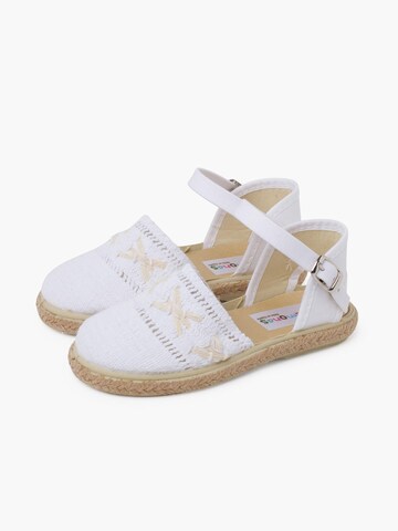 Sandales Pisamonas en blanc