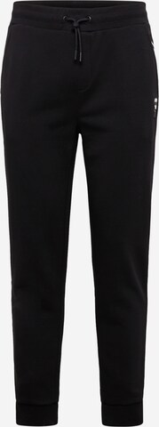 Karl Lagerfeld Tapered Broek in Zwart: voorkant