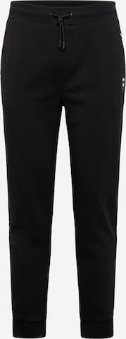 Karl Lagerfeld - Tapered Pantalón en negro: frente