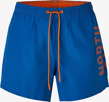 North Sails Zwemshorts in Blauw: voorkant