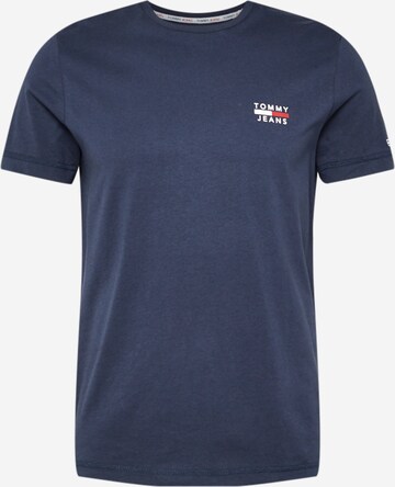 T-Shirt Tommy Jeans en bleu : devant