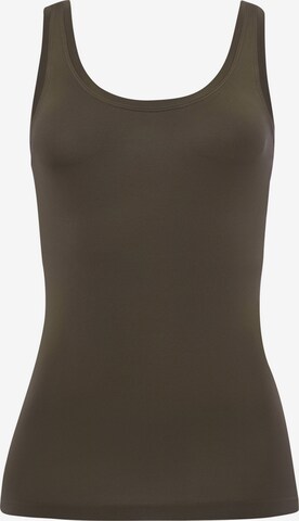 Hanro Top 'Touch Feeling' in Green: front