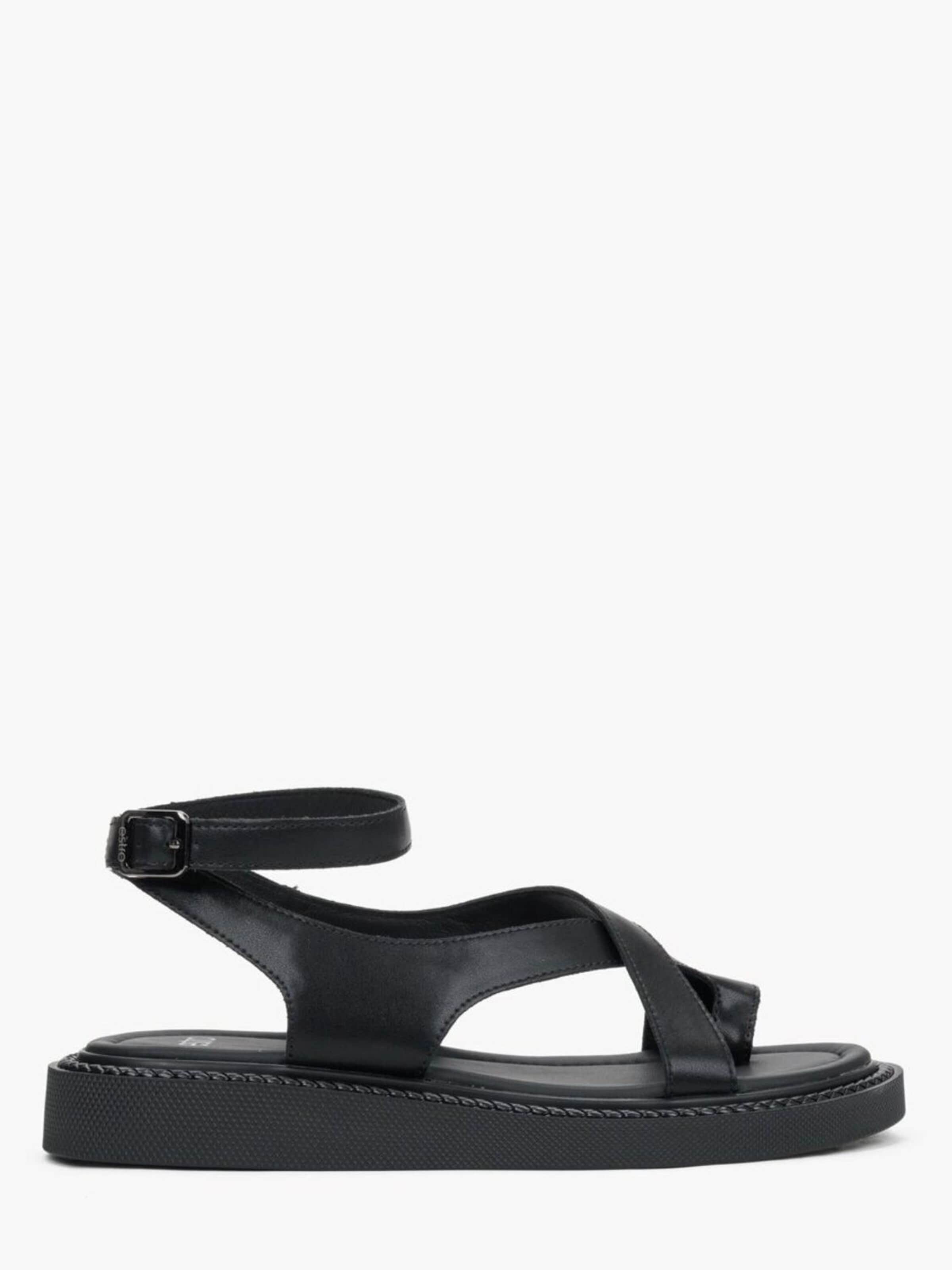 Estro Sandal '22-21' i svart: framsida