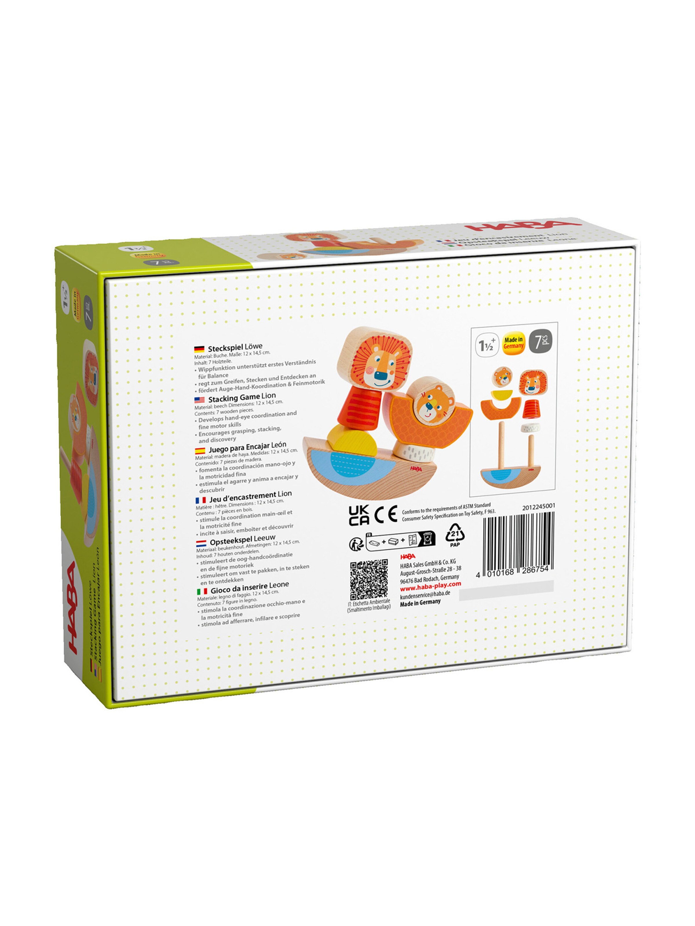 HABA Steckspielzeug ' Löwe ' in Mischfarben