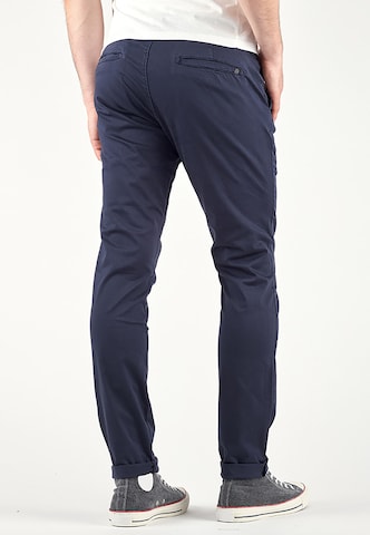 Le Temps Des Cerises Slimfit Chinohose 'JAS3' in Blau